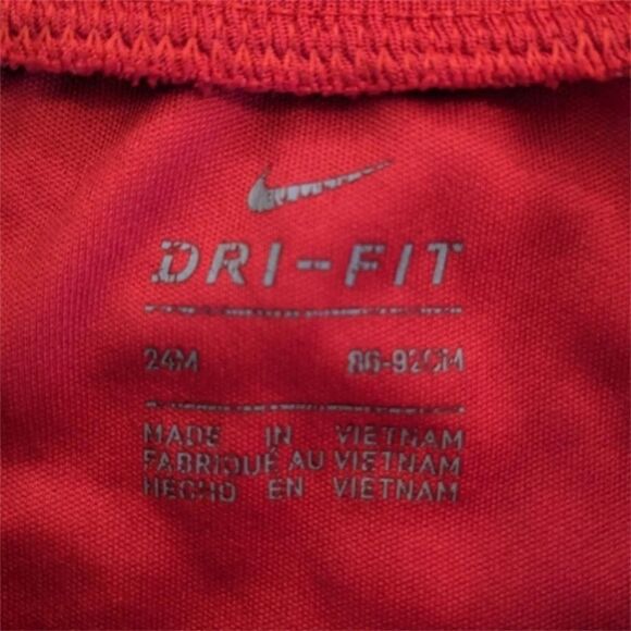 Nike Boys Dri-Fit T-shirt, Red, Size 24M - Picture 3 of 6